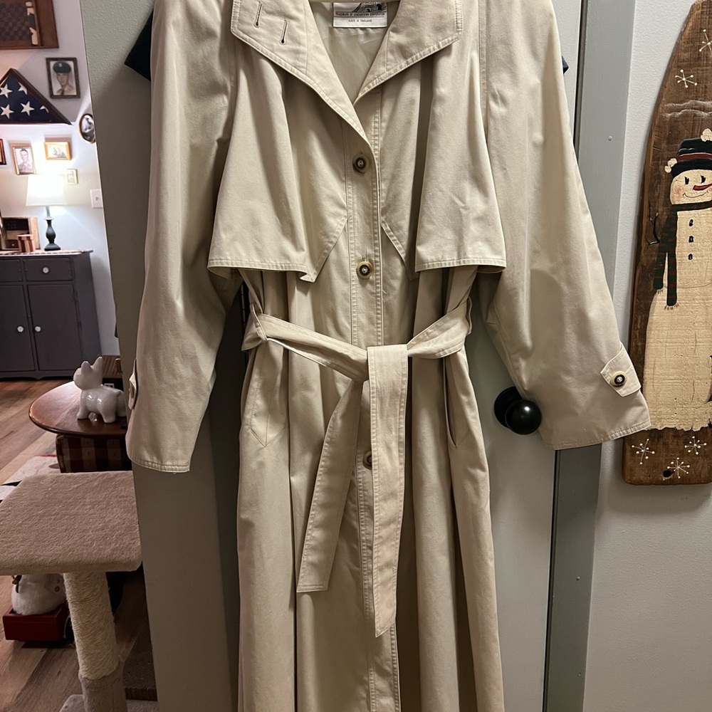 Elegant Beige Trench Coat